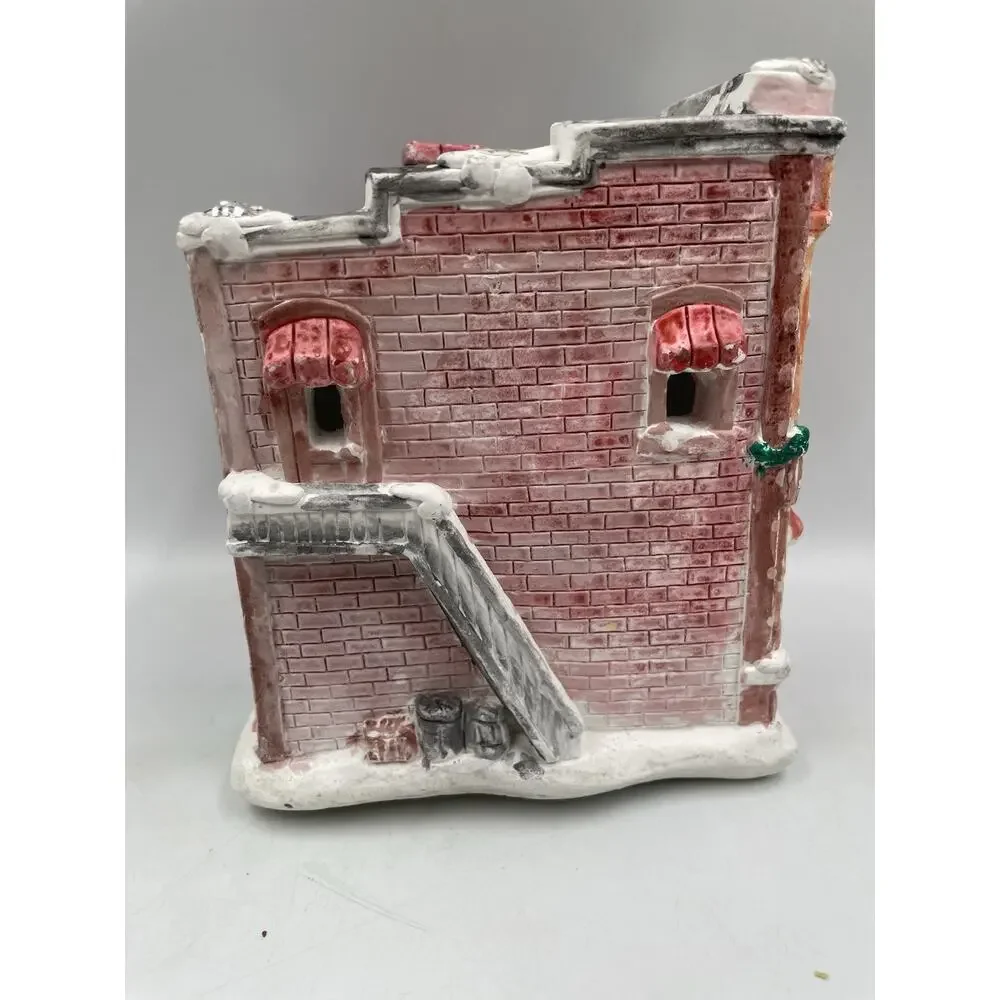 Vintage “Cafe” Christmas Village
